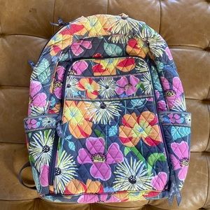 Vera Bradley Campus Backpack in Jazzy Bloom